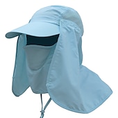 billiga Huvudbonader för herrar-Herr Unisex Fiskarhatt Solhatt Fiskehatt Mörkgrå Marin Utomhus Fiske Solid färg Vattentät UV-skydd Andningsfunktion Snabb tork