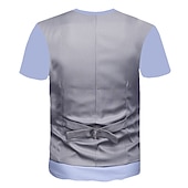 abordables Camisetas de Navidad para Niños-Día del Niño Chico 3D 3D Camiseta Manga Corta Impresión 3D Verano Activo Ropa de calle Niños Bebé