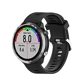 Недорогие Ремешки для часов Garmin-Ремешок для часов для Garmin Подход S42 / S40 / S12 силиконовый Замена Ремень Дышащий Спортивный ремешок Браслет