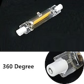 Χαμηλού Κόστους LED Φωτοσωλήνες-2pcs 78mm r7s οδήγησε βολβός βολβού φωτισμού αλογόνου διπλό άκρο βάσης γωνία δέσμης 360-βαθμού για την ασφάλεια εργασίας φώτα τοπίο