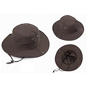 economico Copricapo da esterno-Cappello da sole Cappello da pesca Cappello da escursionismo Cappello Portatile Protezione Solare UV Protezione solare Estate Primavera Autunno Ampia tesa Per uomo Per donna Campeggio / Escursionismo