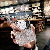 Недорогие Чехлы для Samsung-телефон Кейс для Назначение SSamsung Galaxy S24 S23 S22 S21 S20 Plus Ultra А73 А53 А33 A72 A52 A42 S25 Ультра Кейс на заднюю панель со стендом Полная защита тела Сияние и блеск