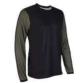 economico Maglie da uomo-Per uomo Maglia da ciclismo Maglia in discesa maglia per dirt bike Manica lunga Bicicletta Maglietta / Maglia Superiore con 3 tasche posteriori Ciclismo da montagna Cicismo su strada Resistente ai