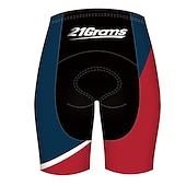 preiswerte Fahrradhosen Herren-Herren Rennradhosen Radunterhose Radhose Radlerhose Fahrradhose Fahrradshorts Fahhrad Kurze Hose Hosen MTB Mountain Rennrad Sport Graphic 3D-Pad Atmungsaktiv Schnelltrocknend UV-resistant Rot blau