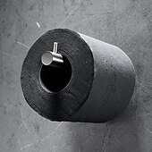 voordelige Toiletrolhouders-Toiletrolhouder Nieuw Design / Zelfklevend / Creatief Hedendaagse / Modern Roestvast staal / Koolstofarm staal / Metaal 1pc - Badkamer Muurbevestigd