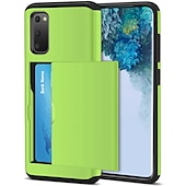 cheap Samsung Cases-Phone Case For Samsung Galaxy S24 S23 S21 S20 Plus Ultra Note 20 10 S25 Ultra Back Cover Bumper Frame Four Corners Drop Resistance With Card Holder Armor TPU