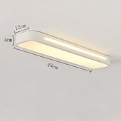 olcso Süllyesztett és félig süllyesztett lámpák-12 cm-es geometriai formák süllyesztett lámpák led mennyezeti lámpák fém akril festett felületek led modern 110-120v 220-240v / ce minősítéssel
