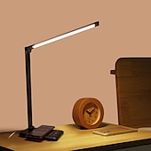 ieftine Lămpi de birou-lampă de birou cu led usb protecție ochilor telefon mobil încărcător fără fir port de încărcare cameră de studiu birou dc 5v 5 oprire reglare luminozitate