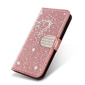 Недорогие Чехлы для Samsung-телефон Кейс для Назначение SSamsung Galaxy S24 S23 S22 S21 S20 Plus Ultra A54 A34 A14 А73 А53 А33 S10 Plus A52 S10 S25 Ультра Кошелек для карт со стендом Флип Сияние и блеск