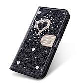 Недорогие Чехлы для Samsung-телефон Кейс для Назначение SSamsung Galaxy S24 S23 S22 S21 S20 Plus Ultra A54 A34 A14 А73 А53 А33 S10 Plus A52 S10 S25 Ультра Кошелек для карт со стендом Флип Сияние и блеск