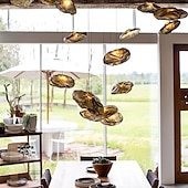 economico Luci Isola cucina-20 cm lampada a sospensione a led design singolo vetro galvanizzato stile nordico 220-240v