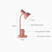 cheap Desk Lamps-Desk Lamp Eye Protection / Adjustable / Dimmable LED power supply For Bedroom / Study Room / Office AC100-240V Yellow / Blue / Pink / CE Certified