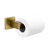 economico Set di accessori da bagno-set di accessori per il bagno, set di ferramenta da parete in acciaio inossidabile dorato spazzolato, inclusi 2 ganci per accappatoio, 1 porta carta igienica, 1 portasciugamani