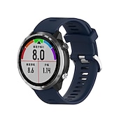 Недорогие Ремешки для часов Garmin-Ремешок для часов для Garmin Подход S42 / S40 / S12 силиконовый Замена Ремень Дышащий Спортивный ремешок Браслет