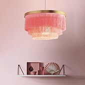 billiga Ring &amp; Rund Design-42 cm enkel design taklampa led tofs metall elektropläterad modern traditionell / klassisk generisk