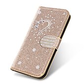Недорогие Чехлы для Samsung-телефон Кейс для Назначение SSamsung Galaxy S24 S23 S22 S21 S20 Plus Ultra A54 A34 A14 А73 А53 А33 S10 Plus A52 S10 S25 Ультра Кошелек для карт со стендом Флип Сияние и блеск
