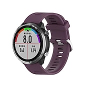 Недорогие Ремешки для часов Garmin-Ремешок для часов для Garmin Подход S42 / S40 / S12 силиконовый Замена Ремень Дышащий Спортивный ремешок Браслет
