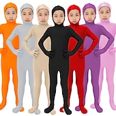 tanie Matowe-Kombinezon Body Strój karnawałowy Kombinezon zentai Dzień Króla Męskie Mała dziewczynka Dla chłopców Łańcuszek na kostkę Mankiet Wisiorek Nie dotyczy Lycra Spandex Kostium na Nowy Rok Dzieci Dla