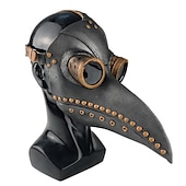 levne Příslušenství a další-Retro Punk a gotika Steampunk Maska Maškarní Morový doktor Pevná barva Pánské Dámské Fantazie Steampunk předvečer Všech svatých Karneval Plesová maškaráda Párty Dospělé Maska Celý rok