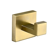economico Set di accessori da bagno-set di accessori per il bagno, set di ferramenta da parete in acciaio inossidabile dorato spazzolato, inclusi 2 ganci per accappatoio, 1 porta carta igienica, 1 portasciugamani