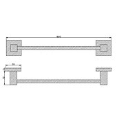 economico Portasciugamani-il set di accessori per il bagno include portasciugamani da bagno/porta accappatoio/porta asciugamani in acciaio inossidabile 304 montato a parete argentato 3 pezzi