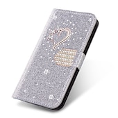 Недорогие Чехлы для Samsung-телефон Кейс для Назначение SSamsung Galaxy S24 S23 S22 S21 S20 Plus Ultra A54 A34 A14 А73 А53 А33 S10 Plus A52 S10 S25 Ультра Кошелек для карт со стендом Флип Сияние и блеск
