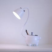 cheap Desk Lamps-Smart Touch Desk Lamp Rechargeable Eye Protection Adjustable Brightness USB Charging For Bedroom Study Room Office DC 5V Pink Green White