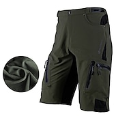 preiswerte Fahrradhosen Herren-Nuckily herren mtb shorts lycra radhose wasserdicht atmungsaktiv schnell trocknend leicht und baggy reißverschlusstaschen sommer fahrradbekleidung berg rennrad radsport fortgeschritten schwarz