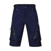 preiswerte Fahrradhosen Herren-Nuckily herren mtb shorts lycra radhose wasserdicht atmungsaktiv schnell trocknend leicht und baggy reißverschlusstaschen sommer fahrradbekleidung berg rennrad radsport fortgeschritten schwarz