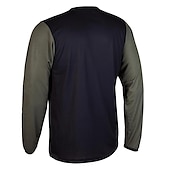 economico Maglie da uomo-Per uomo Maglia da ciclismo Maglia in discesa maglia per dirt bike Manica lunga Bicicletta Maglietta / Maglia Superiore con 3 tasche posteriori Ciclismo da montagna Cicismo su strada Resistente ai