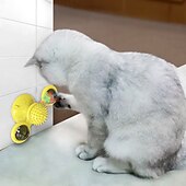 abordables Jouets pour chats-Jouets pour Chat Jouet interactif Jouet rotatif Ensemble de jouets pour chats Moulin à vent Jouets Interactifs pour Chat Jouets amusants pour chats Chat Petit Chat 1 jeu Rondes Compatible avec