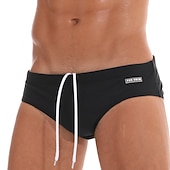 halpa Miesten uimapuvut-Miesten Uimashortsit Uimahousut Brief-uimahousut Spandex Alaosat Hengittävä Nopea kuivuminen Mikrojoustava 2 in 1 Kurenauha - Uinti Lainelautailu Hiekkaranta Vesiurheilu Yhtenäinen Kevät Kesä