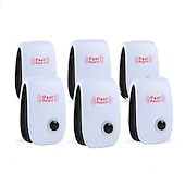 cheap Pest Control-6Pcs Ultrasonic Plug In Pest Repeller For Flea, Insects, Mosquitoes, Mice, Spiders, Ants, Rats, Roaches, Bugs, Non-Toxic, Humans &amp; Pets Safe