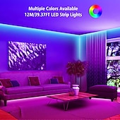זול שלט רחוק-3x5m 49ft LED רצועת אורות מסיבת חג המולד טלוויזיה תאורה אחורית תפאורה 900 2835smd rgb גמיש ir 44key שלט רחוק 1 עד 3 מחבר כבל דבק עצמי שינוי צבע