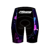 tanie Zestawy ubrań dla kobiet-Damskie Koszulka z szortami na rower Krótki rękaw Kolarstwo górskie Kolarstwie szosowym Lato Wiosna Jesień Niebieski Pomarańczowy Zielony Jednokolorowe Motyl Gradient Wzory Śmieszne Rower Wkładka 3D