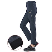 economico Fondi-Per donna Pantaloni da escursione Pantaloni foderati in pile Pantaloni impermeabili Inverno Esterno Tenere al caldo Impermeabile Antivento Traspirante Pantalone / Sovrapantaloni Pantaloni Nero Viola