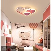 cheap Ring &amp; Round Design-Modern LED Ceiling Light Creative Personality Love Heart Design Children's Room Boys and Girls Eye LED Lamps 30 W