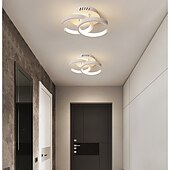 economico Lampade da soffitto con dimmer-1-luce 22,5 cm plafoniera a led moderno stile semplice camera da letto soggiorno personalità creativa forme geometriche dimmerabile portico in metallo nell&#039;illuminazione della porta 18w