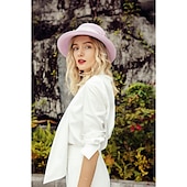 abordables Chapeaux de fête-chapeaux élégants en polyester avec nœud papillon 1pc casque décontracté