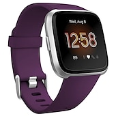 abordables Correas de reloj Fitbit-Correa de Smartwatch Compatible con Fitbit Versa 2 / Versa Lite / Versa SE / Versa Silicona Reloj inteligente Correa Suave Elástico Ajustable Correa Deportiva Reemplazo Pulsera