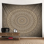 tanie Tkanina mandali-Mandala czeski indyjski gobelin ścienny art decor koc kurtyna wisząca strona główna sypialnia salon akademik dekoracja boho hippie psychodeliczny kwiatowy kwiat lotosu