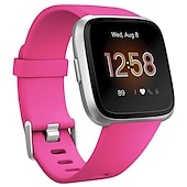 abordables Correas de reloj Fitbit-Correa de Smartwatch Compatible con Fitbit Versa 2 / Versa Lite / Versa SE / Versa Silicona Reloj inteligente Correa Suave Elástico Ajustable Correa Deportiva Reemplazo Pulsera