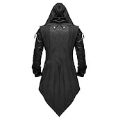 abordables Disfraz de videojuego-Inspirado por El país de las maravillas retorcido Súper Héroes Vídeo Juego Disfraces de cosplay Trajes De Cosplay Cosecha Chaqueta Disfraces