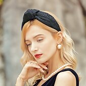 levne Fascinátory-Elegantní Vlasové ozdoby Polyester Klobouky / Vlasové ozdoby s Mašle 1ks Zvláštní příležitosti / Večírek Přílba