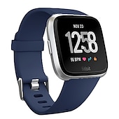 abordables Correas de reloj Fitbit-Correa de Smartwatch Compatible con Fitbit Versa 2 / Versa Lite / Versa SE / Versa Silicona Reloj inteligente Correa Suave Elástico Ajustable Correa Deportiva Reemplazo Pulsera