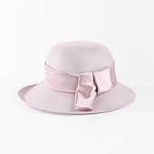 abordables Chapeaux de fête-chapeaux élégants en polyester avec nœud papillon 1pc casque décontracté