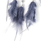 economico Acchiappasogni-boho acchiappasogni regalo fatto a mano appeso a parete arredamento arte ornamento mestiere piuma perline per bambini camera da letto festa di nozze 50*11 cm