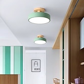 halpa Pinta-asennettavat ja puoliksi pinta-asennettavat-20 cm kattovalaisimet geometriset muodot uppoasennettavat valot metalli maalatut viimeistelyt led moderni 220-240v