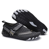 billige Sneakers til herrer-menns svarte barbeint vannsko med sklisikker såle for strand, svømming og utendørsaktiviteter