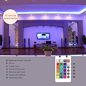 رخيصةأون قواعد ومثبتتات المصابيح-zdm wifi اللاسلكية led تحكم ذكي يعمل مع نظام الروبوت و ios الهاتف المحمول التطبيق مجانية ل rgb led ضوء 5 فولت إلى 28 فولت dc 4a يأتي مع واحد 24 مفاتيح التحكم عن بعد